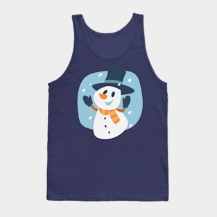 Snowman Play Snowfall Tank Top